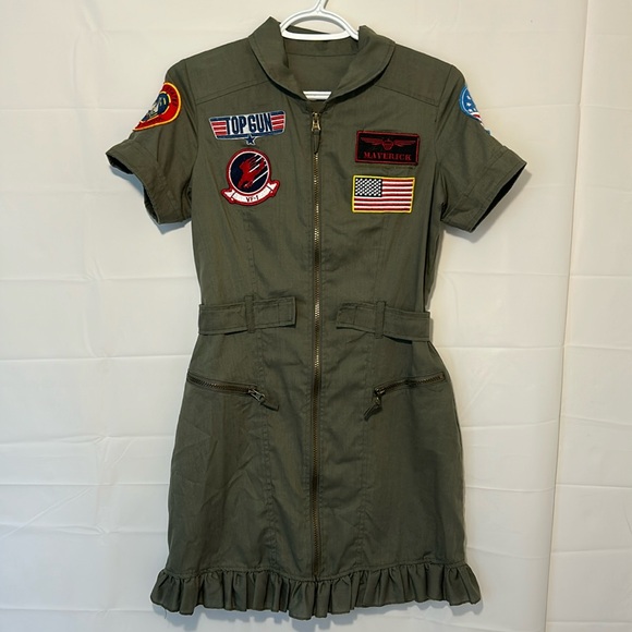 Top Gun Other - Top Gun Costume Maverick Women’s medium flight dress Halloween costume